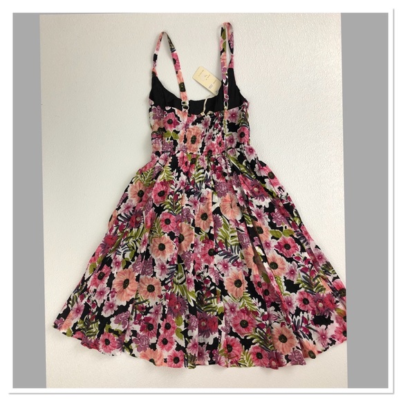 Midi Floral Print fit and flare A-line dress NWT - Picture 4 of 8